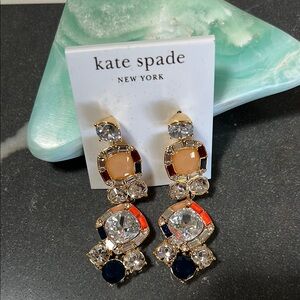 Kate Spade Colorful Geometric Drop Earrings